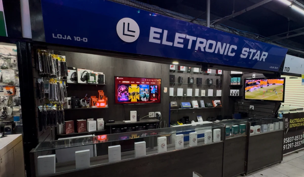 Loja física Eletronic Star na Santa Ifigênia, São Paulo